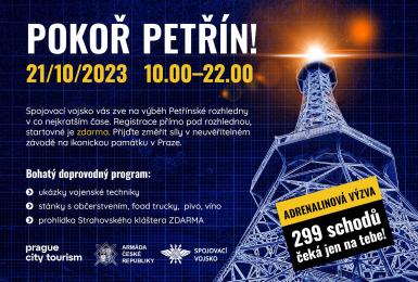 Spojařská výzva – Pokoř Petřín!!! Unikátní adrenalinový závod v Praze